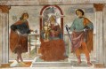聖母子と聖セバスティアンと聖ジュリアン ルネッサンス フィレンツェ ドメニコ ギルランダイオ